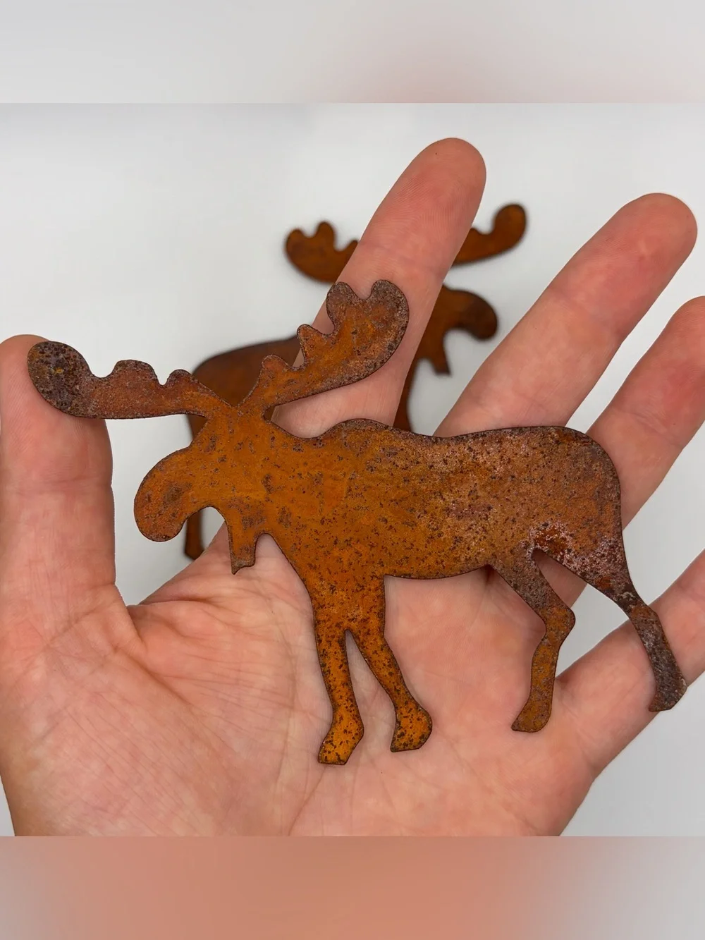 Vintage Lot of 2 Moose 3.5
